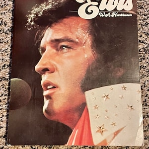 Vintage The Illustrated Elvis Book by W.A. Harbinson 1976