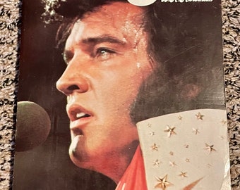 Vintage The Illustrated Elvis Book by W.A. Harbinson 1976