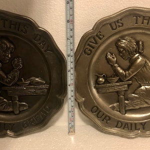 Vintage Sexton Cast Iron, donnez-nous ce jour notre pain quotidien 1972 États-Unis
