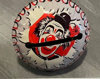 Vintage Clown Noisemaker White Birthday