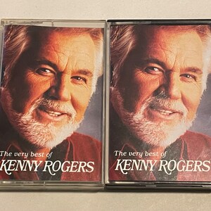 2 Vintage The Very Best of Kenny Rogers Cassette Tapes 1997