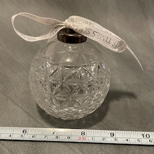 Vintage Waterford Crystal Times Square Star of Hope 2000 Christmas Tree Ball Ornament