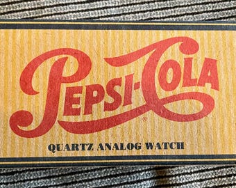 Vintage Pepsi Cola Watch - Needs New Battery & Band