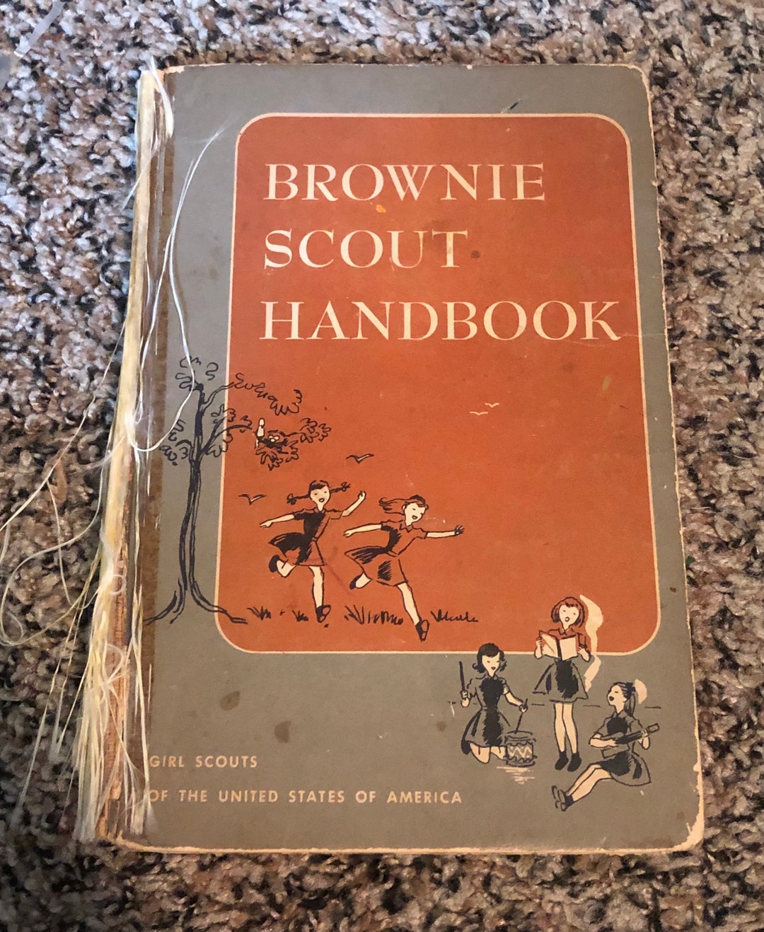 Vintage Brownie Scout Handbook 1954 Etsy