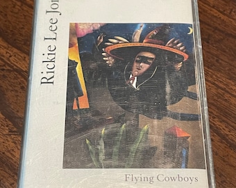 Cinta de casete vintage de Rickie Lee Jones Flying Cowboys, 1989