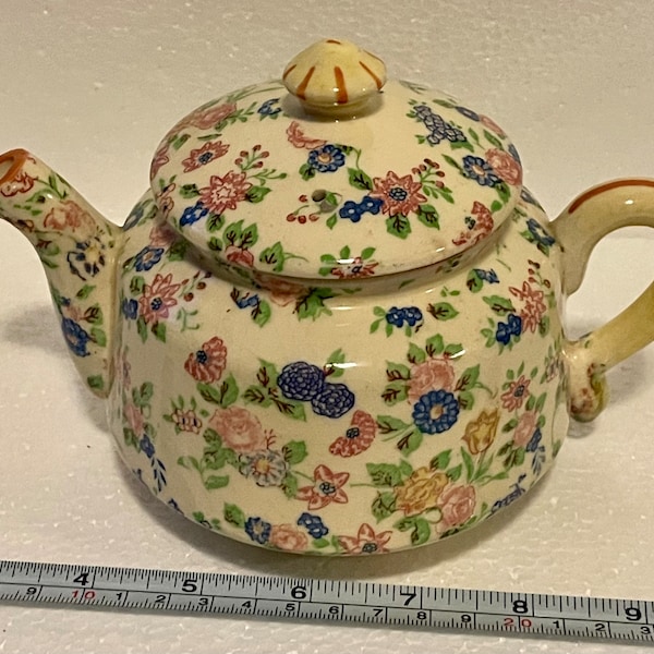 Chintz Teapot Etsy