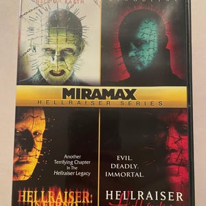Hellraiser Series DVD 4 Movies