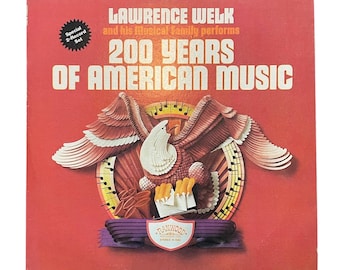 Vintage Lawrence Welk 200 jaar Amerikaanse muziek - 2 vinylplaten 1975