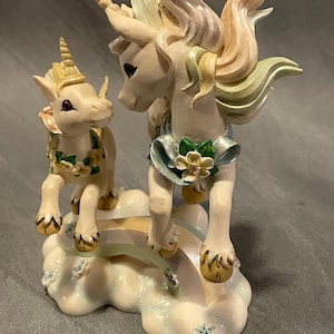 Vintage Rainbow Dreams Einhorn Figur Flugstunde 1999 Lessons In Magic Kilimton Collection #4612