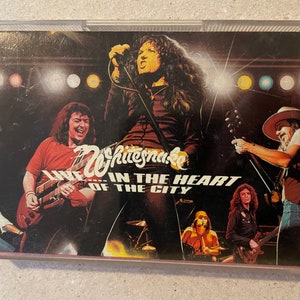 Vintage Whitesnake Live… In the Heat of the City Cassette Tape 1980