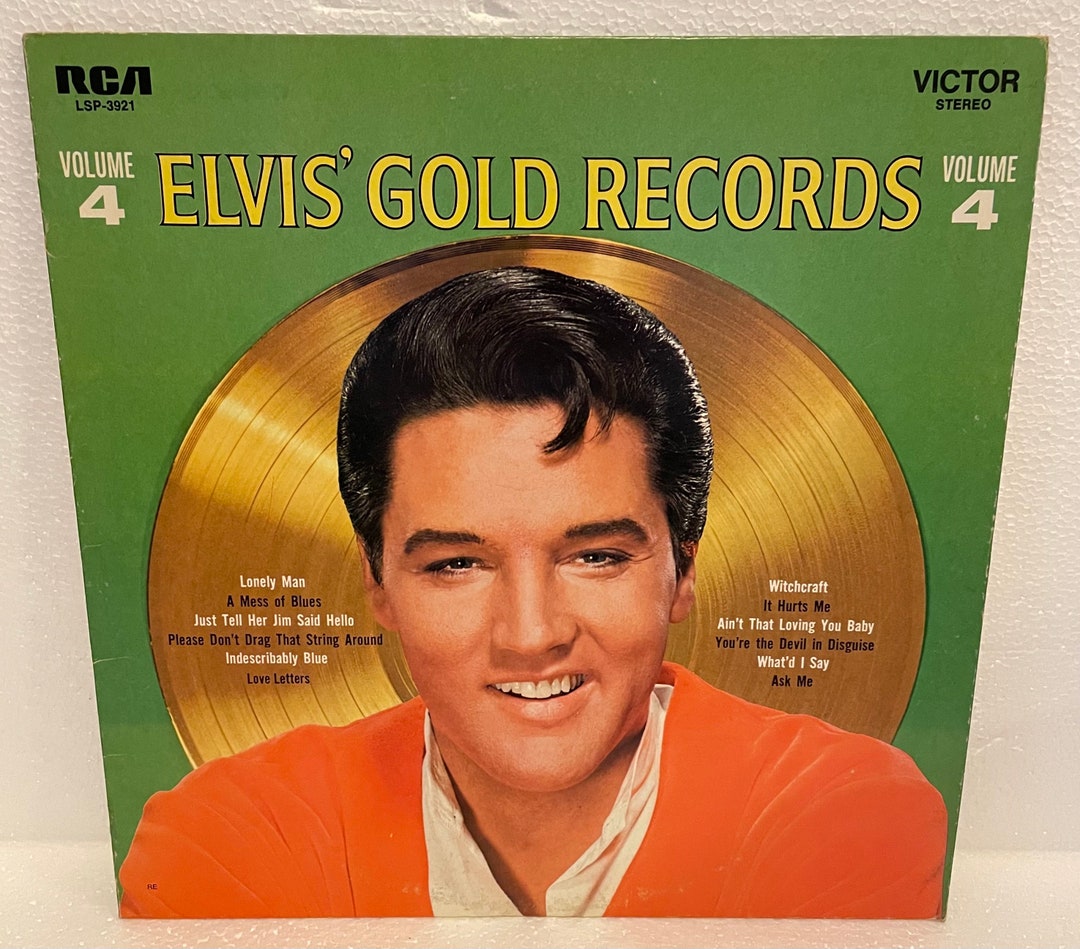 Vintage Elvis Gold Records Volume 4 Vinyl Record Album LSP3921 Etsy