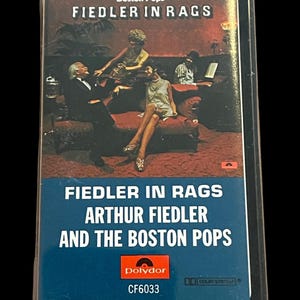 Vintage Arthur Fiedler in Rags and the Boston Pops Cassette Tape 1974