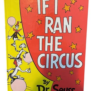 Vintage If I Ran the Circus von Dr. Seuss Buch 1956 1984 Book Club Edition