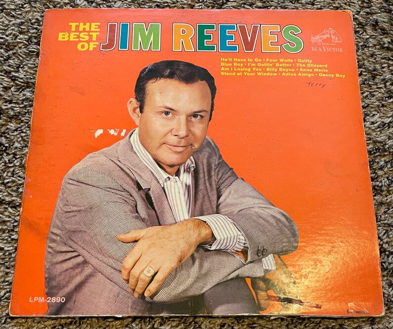 Vintage the Best of Jim Reeves Vinyl Record Album 1964 Etsy
