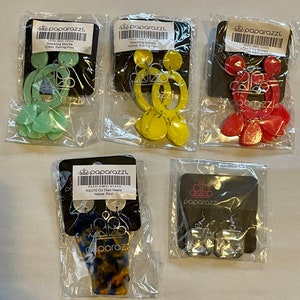 New In Package Paparazzi Earrings