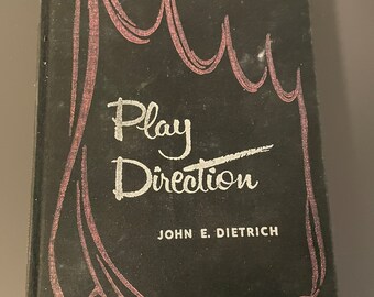 Vintage Play Direction Book by John E Dietrich 1953