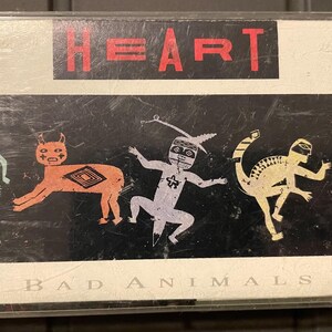 Vintage Herz böse Tiere Kassettenband 1987