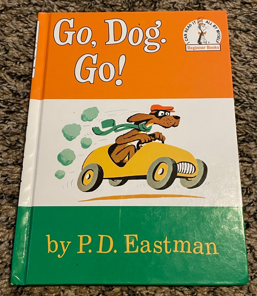 Vintage Go Dog Go Book by P.D. Eastman Dr Seuss 1989 Etsy