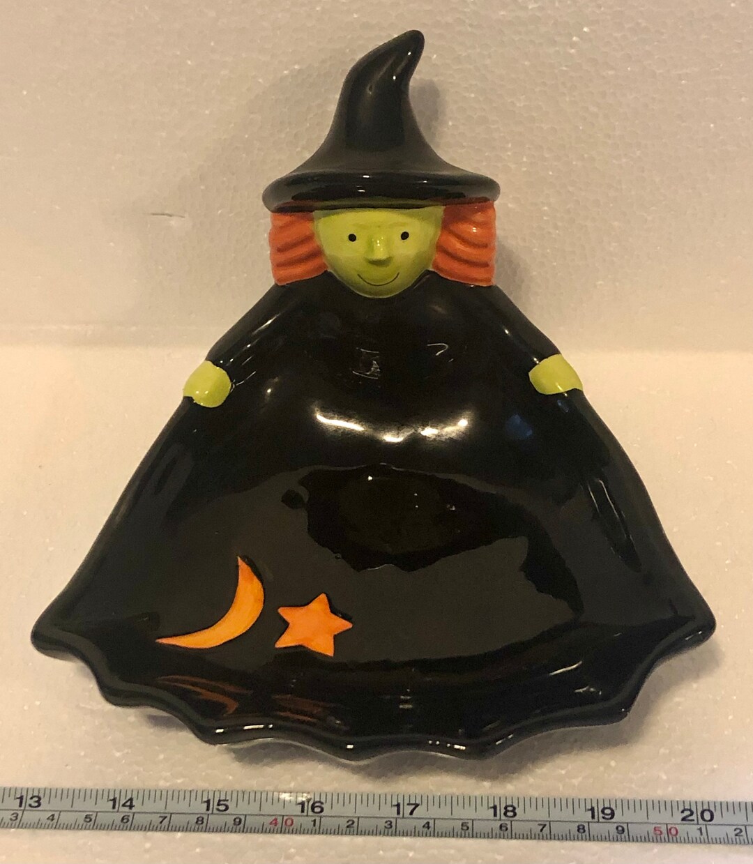 FSG Halloween Witch Ceramic Candy Dish Etsy