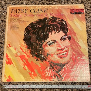 Vintage Patsy Cline Today, Tomorrow & Forever Vinyl Record Album