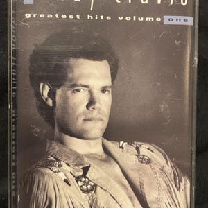 Fita cassete vintage Randy Travis Greatest Hits Volume Um 1992
