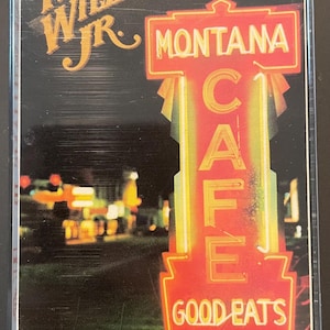 Vintage Hank Williams Jr Montana Cafe Cassette Tape 1986