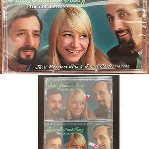 Vintage New Sealed Peter Paul and Mary The Collection Cassette Tape 2, 3 & 4 Readers Digest Music 1998