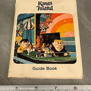 Vintage Kings Island Guide Book 1972 Opening Year RARE
