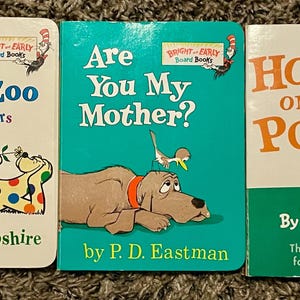 Vintage Dr. Seuss Helle und frühe Anfänger Boars Buch Guter Zustand - Sie haben die Wahl! Z9