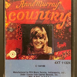 Vintage Anne Murray Country Cassette Tape 1974