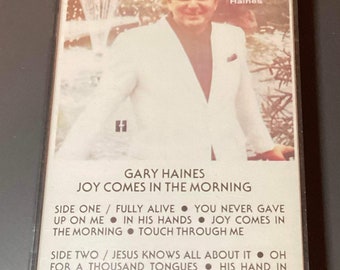 Vintage Gary Haines Joy Comes in the Morning Cassette Tape Gospel