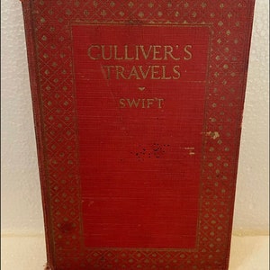Vintage Gulliver’s Travels Book by Jonathan Swift No Date