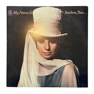 Vintage My Name is Barbra, Two Streisand Album Vinyl Record