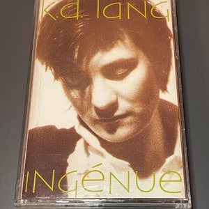 Vintage K.D. Lang Ingenue Cassette Tape