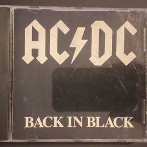 ヴィンテージ AC/DC バック・イン・ブラック CD 1980