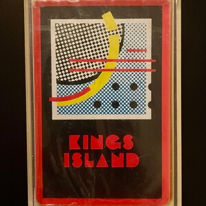 Cartas de baralho vintage Kings Island, lembrança, novo, NOS, raro, feito em Ohio, parque de diversões de Hong Kong
