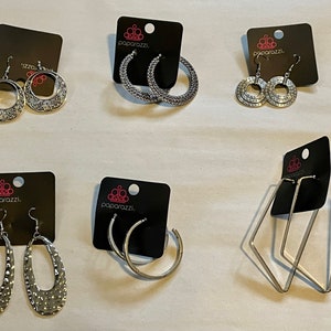 New Paparazzi Earrings Jewelry Hoops Dangle