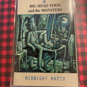 Vintage Big Head Todd and the Monsters Midnight Radio Cassette Tape 1990