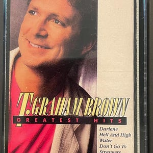 Vintage T Graham Brown Greatest Hits Cassette Tape 1990