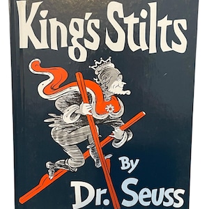 Vintage The Kings Stilts von Dr. Seuss Buch 1939 1967 Book Club Edition