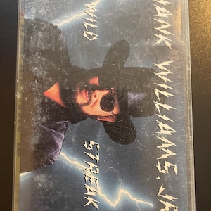 Vintage Hank Williams Jr Wild Streak Cassette Tape 1988