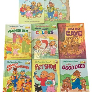 Vintage The Berenstain Bear Book by Stan and Jan Berenstain Cub Club Great Condition - You Choose! H8