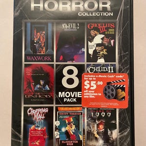 Colección de terror DVD 8 películas
