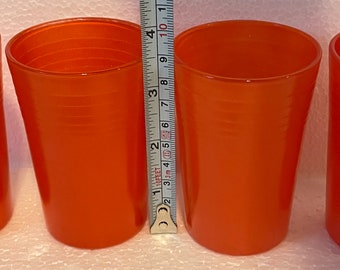 INSETLAN Set di 4 bicchieri in vetro a coste, da 590 ml, di grande