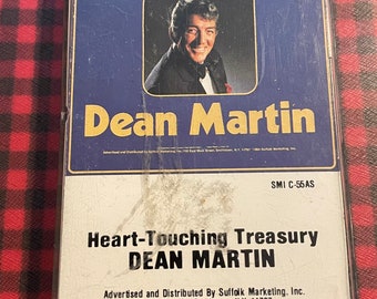 Vintage Dean Martin Heart Touching Treasury Cassette Tape 1984