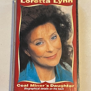 Vintage Loretta Lynn Coal Miner’s Daughter Cassette Tape 1993