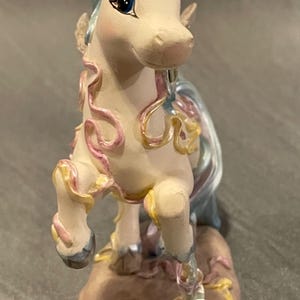 Vintage Rainbow Dreams Einhorn Figur Ein neuer Anfang 2000 HAmilton Kollektion #1922