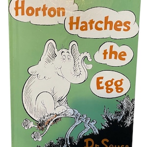 Vintage Horton Hatches the Egg von Dr. Seuss Buch 1940 1968 Book Club Edition