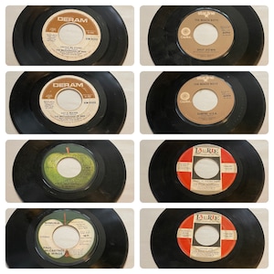 Lot of 29 Vinyl Records 45 Variety 1970’s Michael Jackson John Lennon Yoko Ono etc