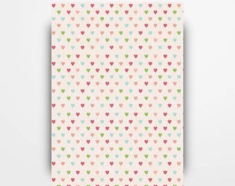 Colorful Hearts Pattern Tubie Tape, NG Feeding Tube Tape, Animal Pattern Oxygen Tape, NG CareSupplies, Printed Medical Tape